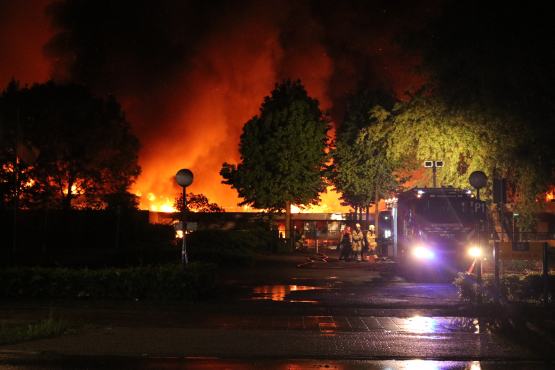 Uitslaande brand bij ROVC