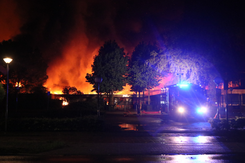 Uitslaande brand bij ROVC