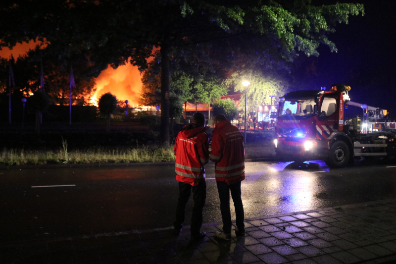 Uitslaande brand bij ROVC