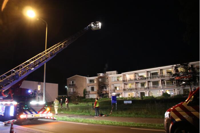 Woonzorgcentrum ontruimd vanwege brand