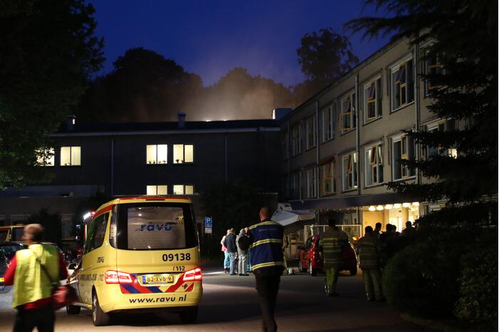 Woonzorgcentrum ontruimd vanwege brand