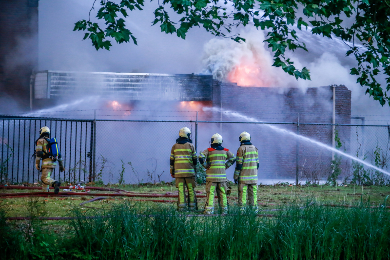 Grote brand in DHL-depot