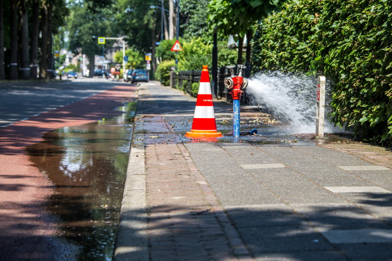 Vluchtheuvels zorgen voor waterlekkage