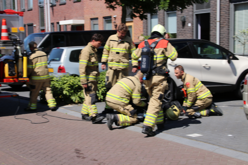 Bewoner naar ziekenhuis maar vergeet pannetje op het vuur