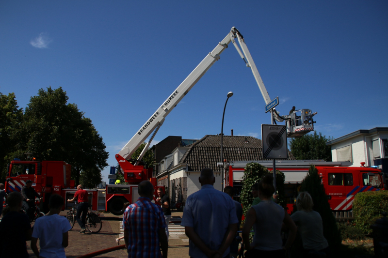 Brand in schuur van Geurts Tweewielers