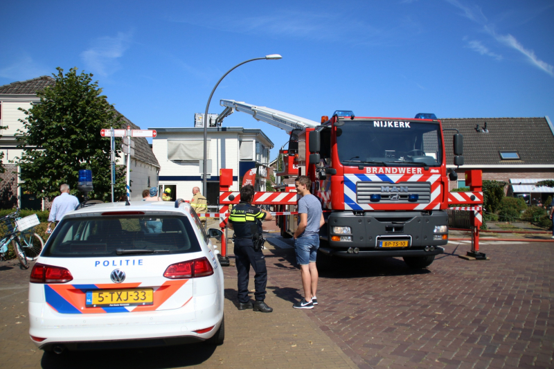 Brand in schuur van Geurts Tweewielers