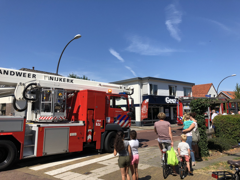 Brand in schuur van Geurts Tweewielers