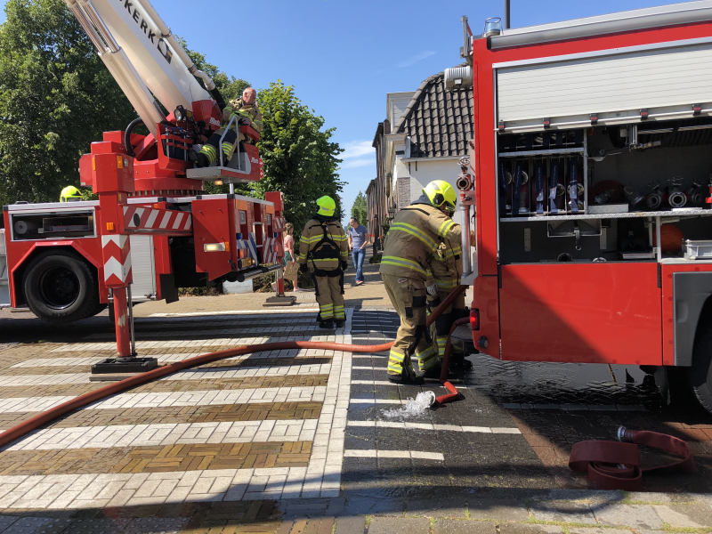 Brand in schuur van Geurts Tweewielers