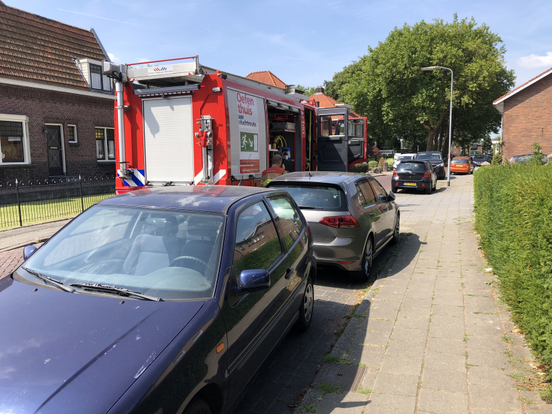 Gaslek na graafwerkzaamheden