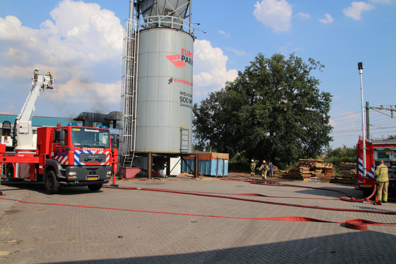 Veel inzet bij zeer grote brand