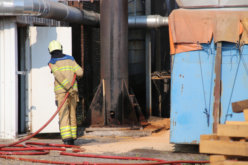 Veel inzet bij zeer grote brand