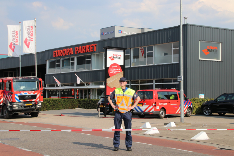 Veel inzet bij zeer grote brand