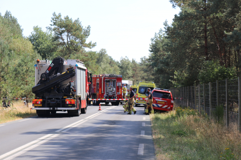 Zwaargewonden na frontale aanrijding