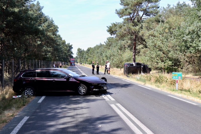 Zwaargewonden na frontale aanrijding