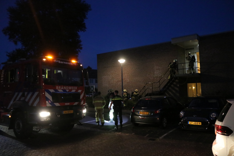 Appartementencomplex ontruimd bij brand
