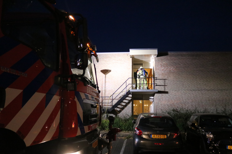 Appartementencomplex ontruimd bij brand