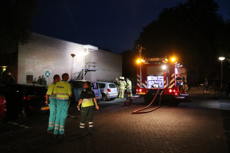 Appartementencomplex ontruimd bij brand