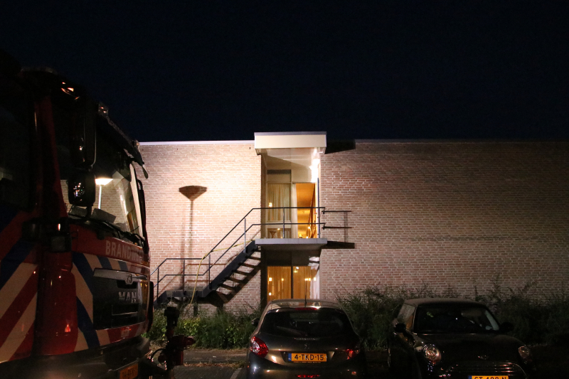 Appartementencomplex ontruimd bij brand