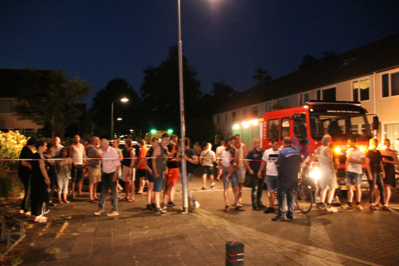 Appartementencomplex ontruimd bij brand