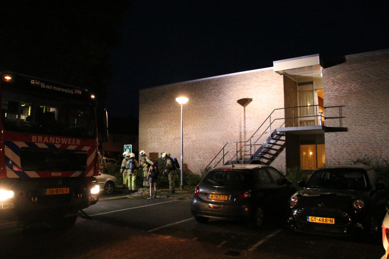 Appartementencomplex ontruimd bij brand