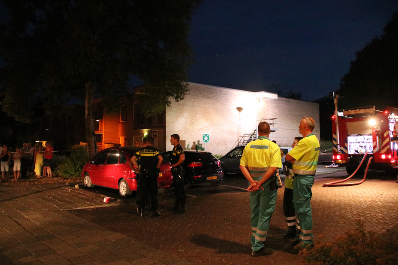 Appartementencomplex ontruimd bij brand