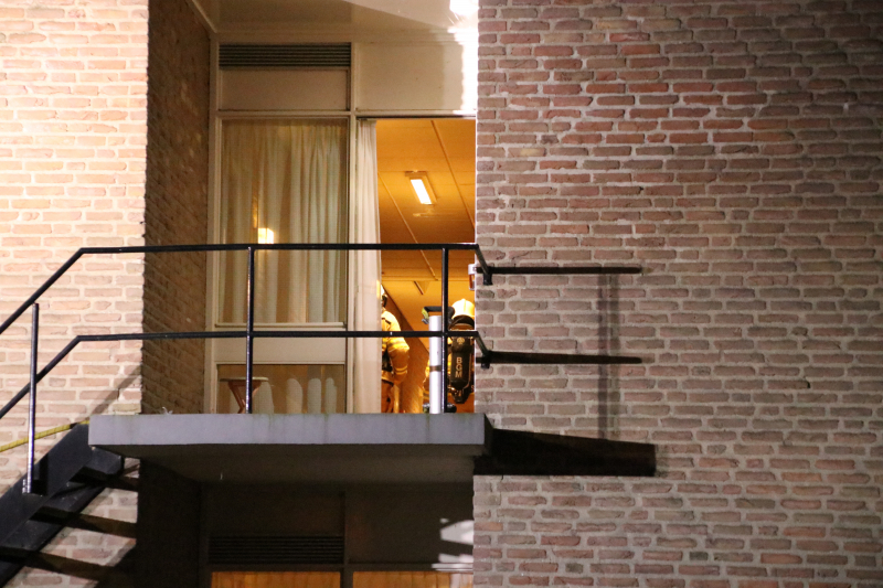 Appartementencomplex ontruimd bij brand