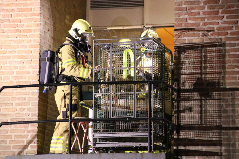 Appartementencomplex ontruimd bij brand