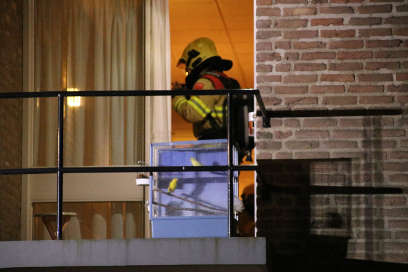 Appartementencomplex ontruimd bij brand