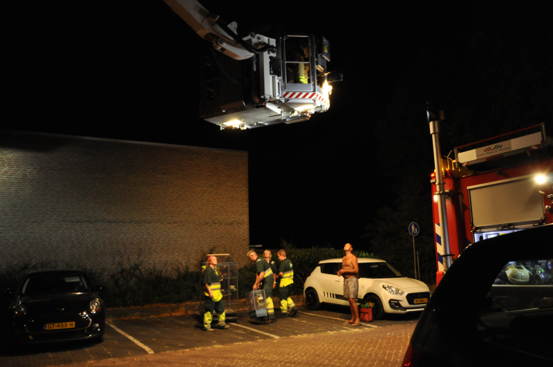 Appartementencomplex ontruimd bij brand
