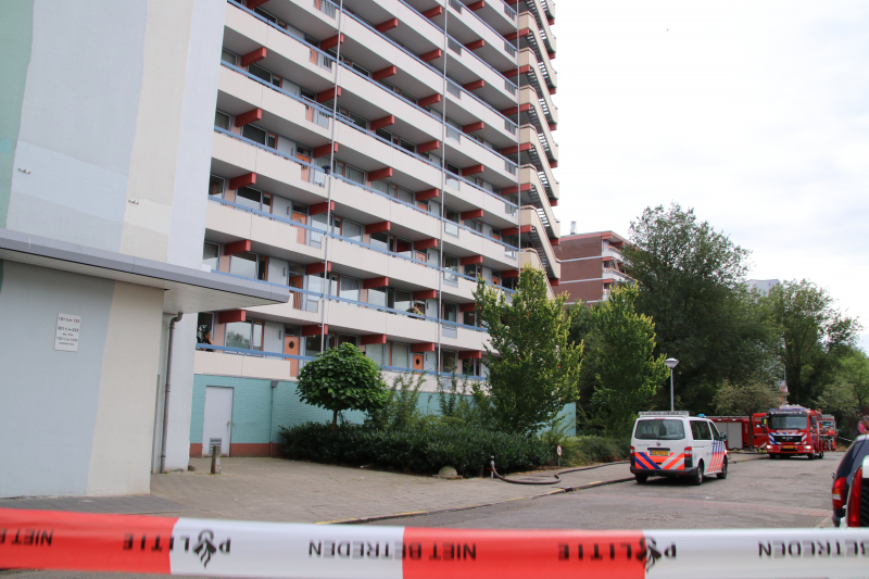 Kortsluiting mogelijke oorzaak van brand in flat