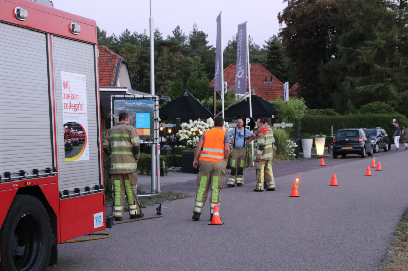 Terras ontruimd vanwege gaslek