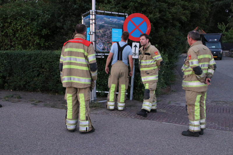 Terras ontruimd vanwege gaslek