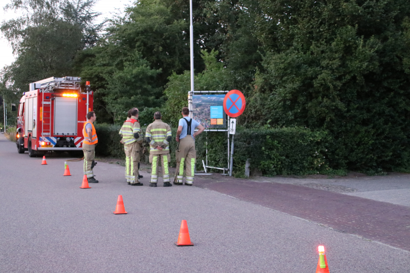 Terras ontruimd vanwege gaslek