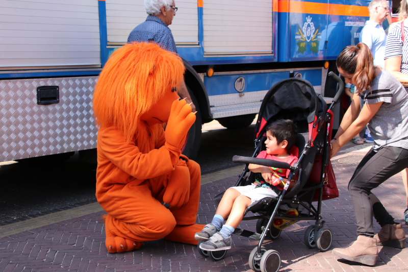 Grote drukte op de dag van de oude brandweerwagen