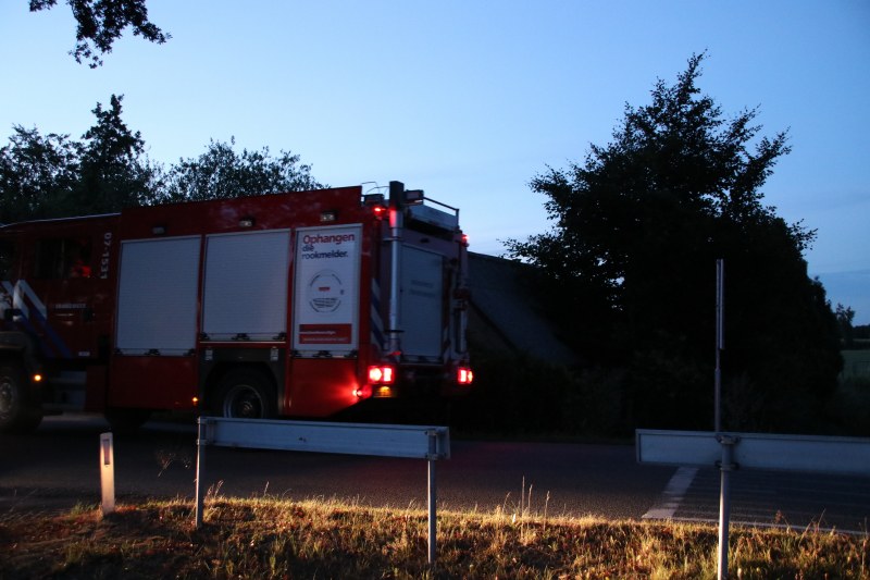 Buitenbrand blijkt barbecue bij gekraakte boerderij
