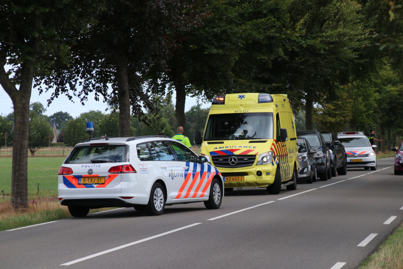 Kettingbotsing met vier auto's