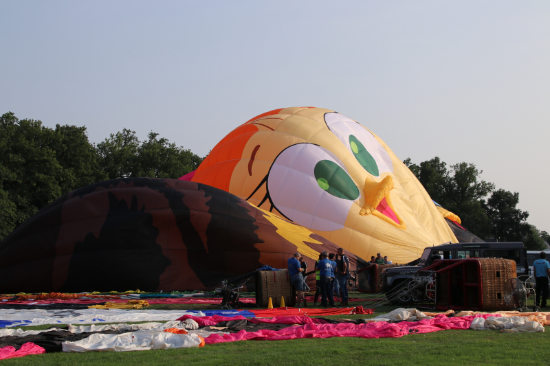 Fantastisch weer en grote drukte bij het BallonfiÃ«sta