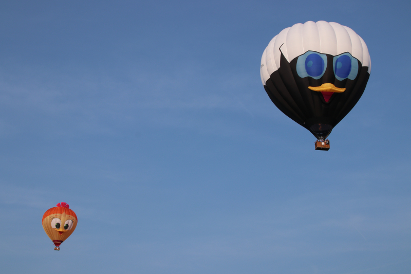 Fantastisch weer en grote drukte bij het BallonfiÃ«sta