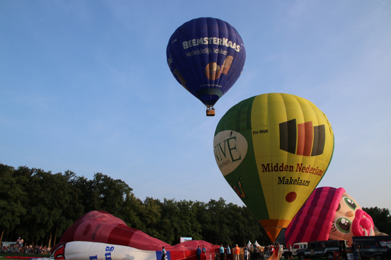 Fantastisch weer en grote drukte bij het BallonfiÃ«sta
