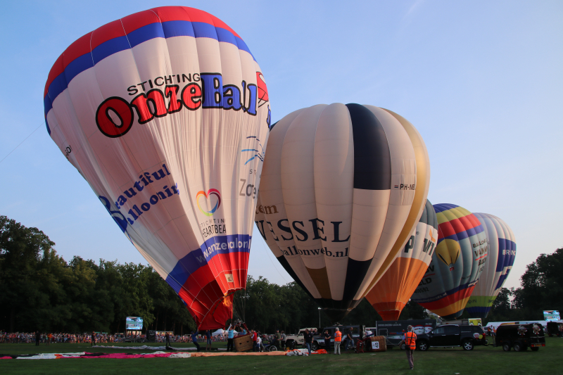 Fantastisch weer en grote drukte bij het BallonfiÃ«sta