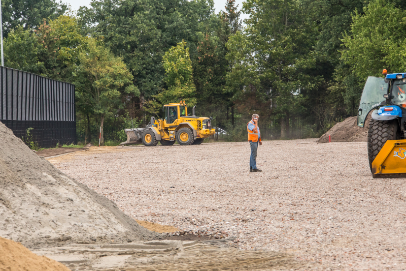 Werkzaamheden nieuwe parkeerplaats Sportpark Birkhoven in volle gang