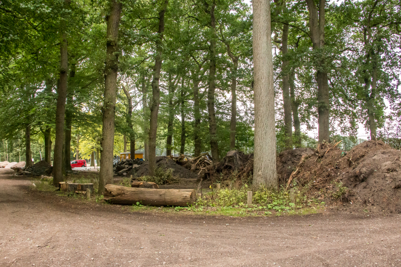 Werkzaamheden nieuwe parkeerplaats Sportpark Birkhoven in volle gang