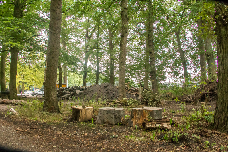 Werkzaamheden nieuwe parkeerplaats Sportpark Birkhoven in volle gang