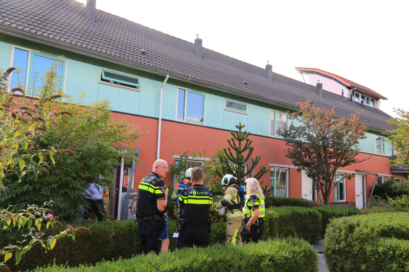 Veel rook bij zolderbrand