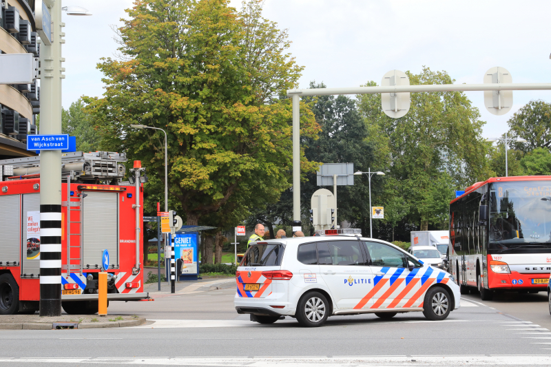 Verkeershinder door vervuilde weg