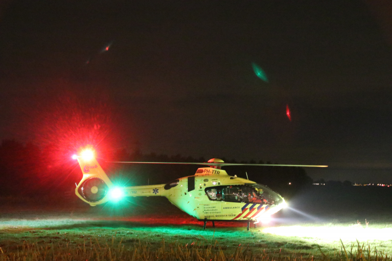 Fietser zwaargewond bij valpartij