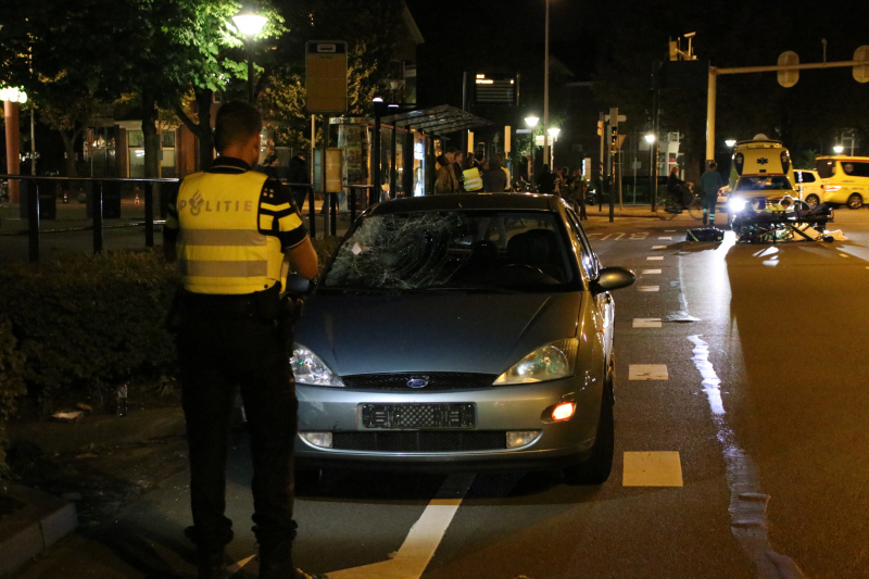 Fietser aangereden op oversteekplaats