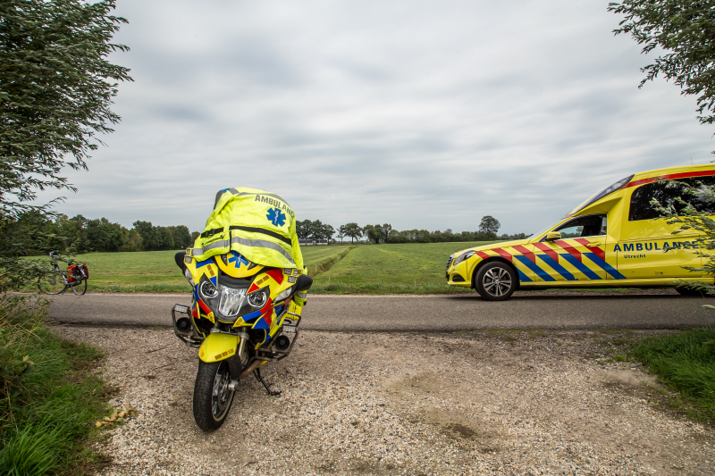 Fietser gaat onderuit en raakt gewond
