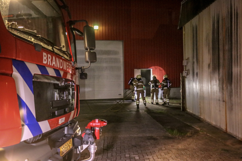 Brand in magazijn van Flamingo Parket