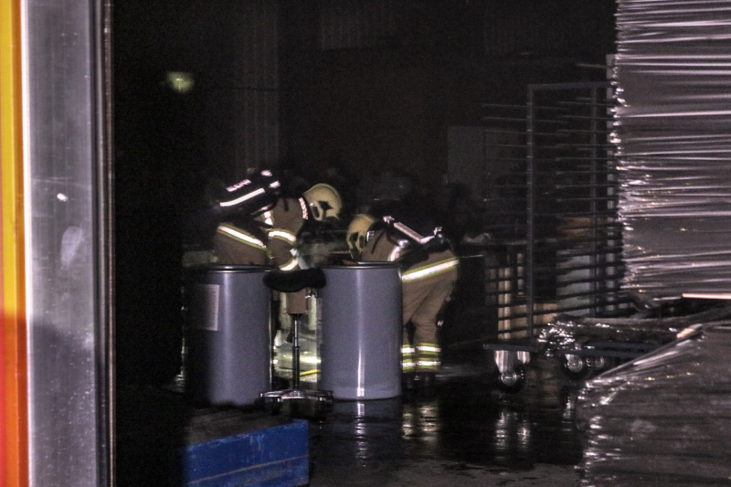 Brand in magazijn van Flamingo Parket